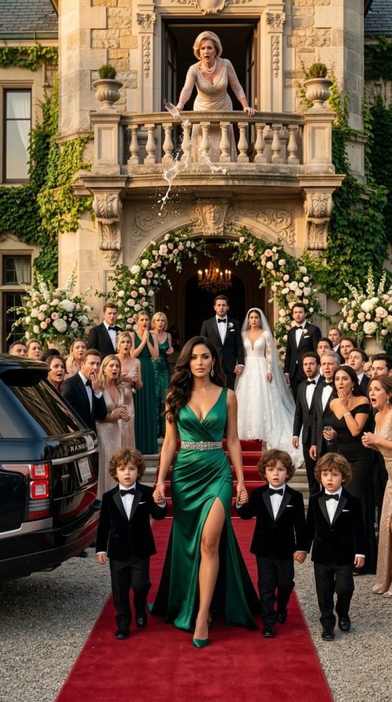 I BROUGHT MY 4-YEAR-OLD TRIPLETS TO MY MILLIONAIRE EX-HUSBAND’S WEDDING — HIS FAMILY’S REACTION WAS TERRIFYING