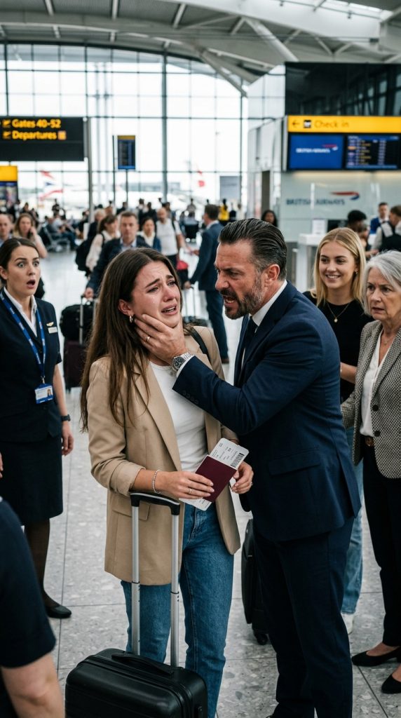 My Father Slapped Me at the Airport for Refusing to Give My First-Class Seat to My Sister — Then They Learned I Had Paid for the Entire Trip