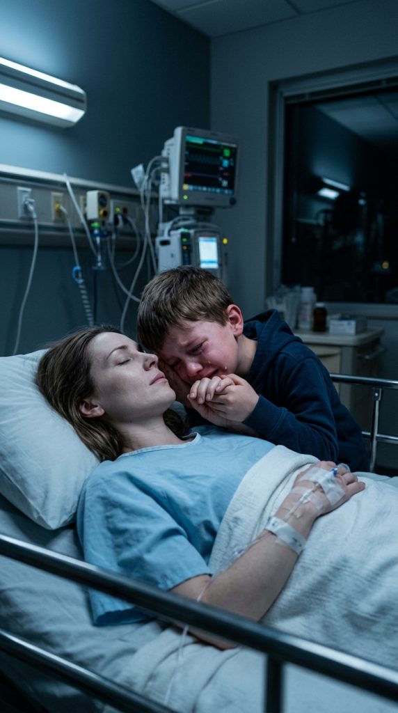 I Woke Up From a Coma and Heard My Son Whisper, “Mom, Don’t Open Your Eyes—Listen to What Dad Is Planning”