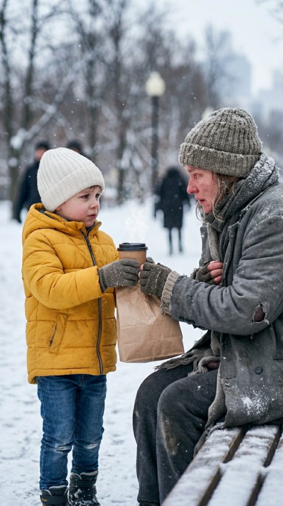 The Homeless Woman Almost Broke Down After Hearing The Little Boy’s Final Words