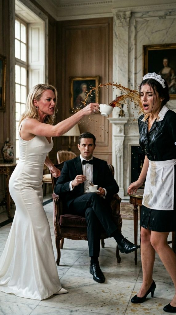 HIS FIANCÉE POURED HOT TEA ON THE MAID IN FRONT OF HIM—THEN THE MAFIA BOSS TOOK OFF HIS RING