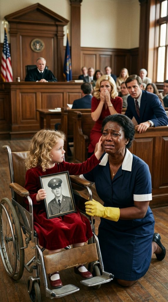 THE MILLIONAIRE’S FIANCÉE ACCUSED THE MAID OF ᴋɪʟʟɪɴɢ HIM… UNTIL HIS WHEELCHAIR-BOUND DAUGHTER POINTED AT HER AND REVEALED A TRUTH THAT LEFT THE ENTIRE COURTROOM FROZEN…