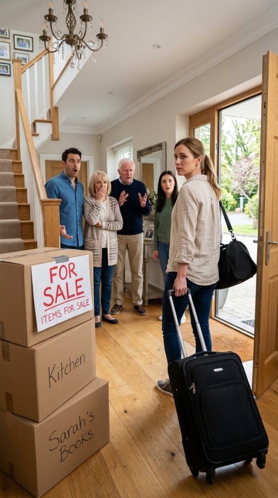 After buying a luxury mansion, a woman’s husband moved his parents and sister in without permission—until a shocking secret about the house changed everything.