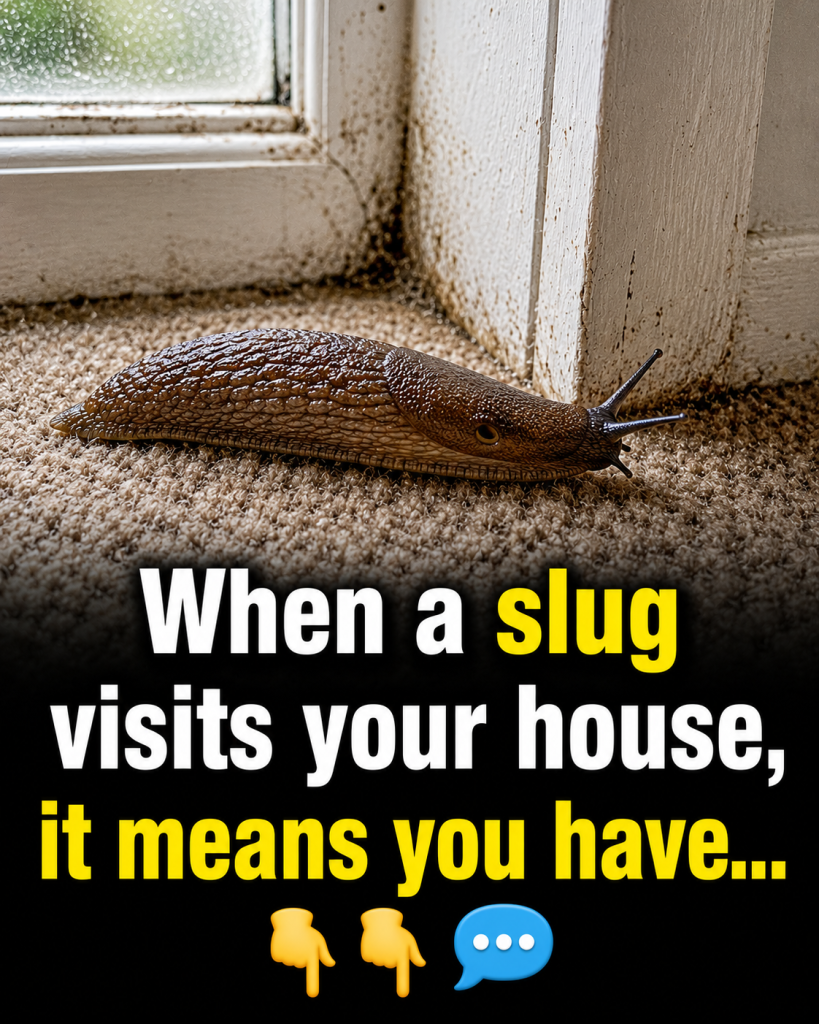 Did you know that when a SLUG visits your house it means that you