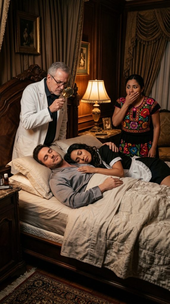 The billionaire who hadn’t slept in five years finally closed his eyes then the new maid woke up in his bedroom as cameras flashed and his uncle arrived to take everything