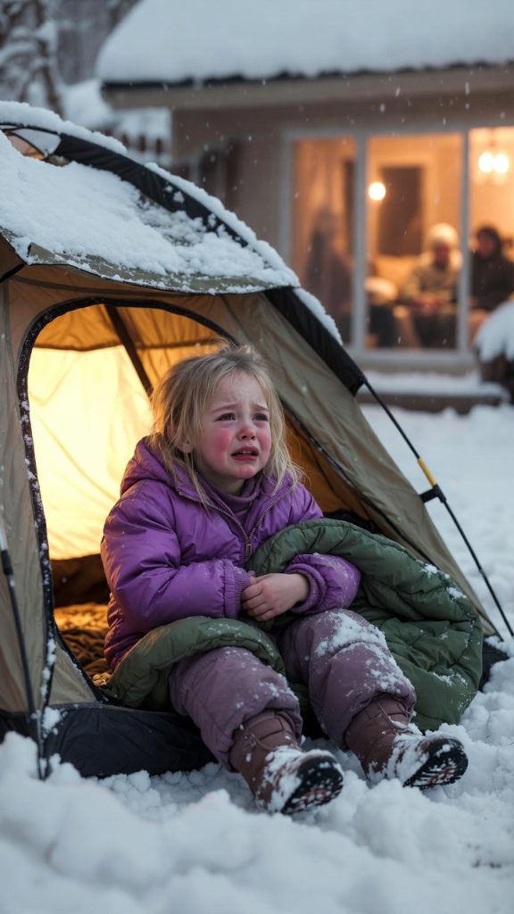 MY MOTHER-IN-LAW FORCED MY 8-YEAR-OLD DAUGHTER TO SLEEP OUTSIDE AT −34°C “TO BUILD CHARACTER” — ONE TEXT MESSAGE MADE DOCTORS CALL DCFS