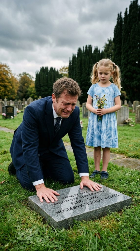 I was grieving at my daughter’s grave when my wife urged me to let go — but that night, a small voice outside my window shattered everything I believed about her death.