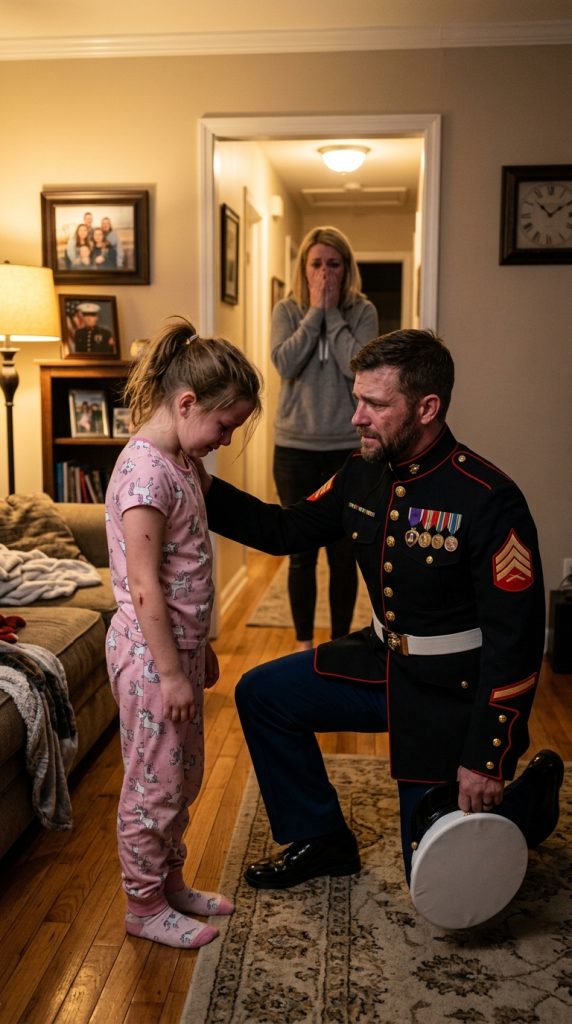 “DAD… MY BACK HURTS SO MUCH I CAN’T SLEEP. MOM SAID I SHOULDN’T TELL YOU.”