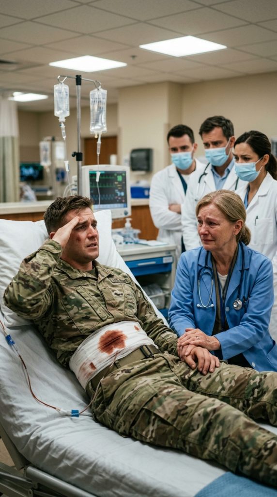 DOCTORS LAUGHED AT THE OLD NURSE — UNTIL THE SOLDIER SALUTED HER…