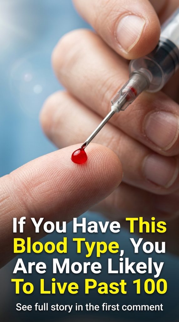 STUDIES SUGGEST PEOPLE WITH A CERTAIN BLOOD TYPE MAY HAVE A HIGHER CHANCE OF LIVING TO 100