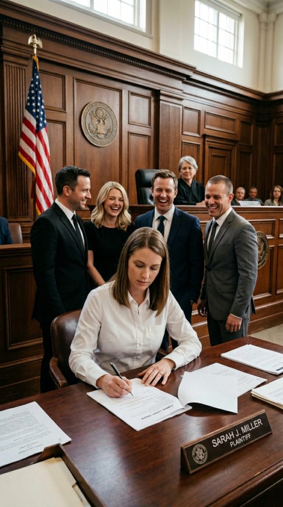 “SHE HAS NO DEFENSE” — LAUGHED THE EX-HUSBAND AS SHE SIGNED THE DIVORCE PAPERS… UNAWARE OF HER WEALTH…