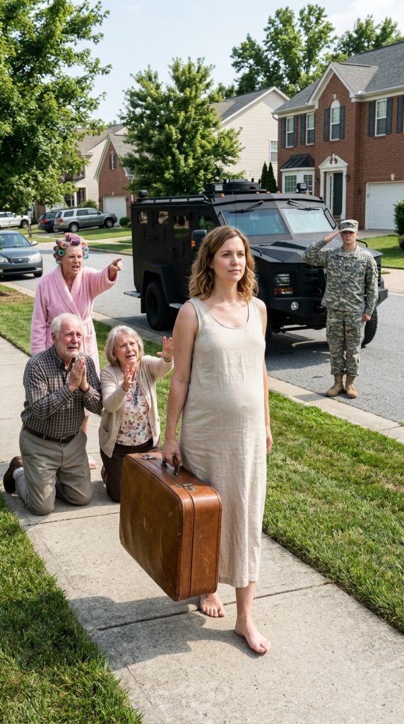 HOURS AFTER MY HUSBAND’S FUNERAL, MY FAMILY SENT ME TO THE GARAGE—BUT THE NEXT MORNING MILITARY SUVS ARRIVED FOR ME