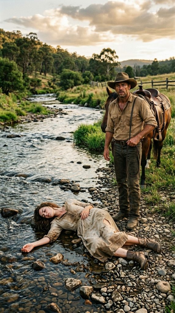 A FARMER SAW A WOMAN LYING BY A RIVER… AND WHEN HE HELPED HER, HE DISCOVERED SOMETHING SHOCKING.