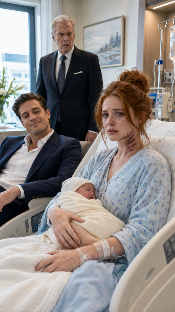 My Uncle Walked Into My Hospital Room and Saw the Handprints on My Neck—Then My Husband Smirked, “Just Showing Her Who’s Boss”