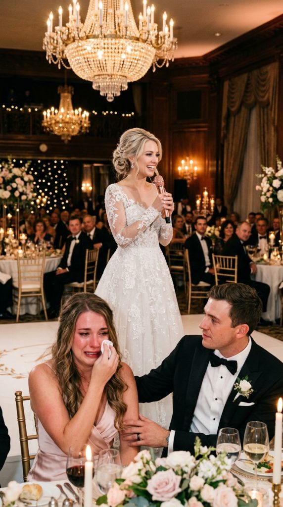 THE BRIDE LAUGHED AT HER SISTER’S “BROKE” HUSBAND… THEN THE GROOM TURNED PALE AND WHISPERED, “HE OWNS MY COMPANY.”