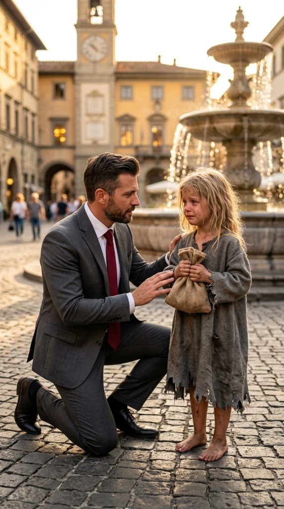 A Billionaire on the Brink of Ruin Meets a Homeless Girl Who Whispers, “I Have Nowhere to Sleep.” The Secret He Uncovers Will Change Everything