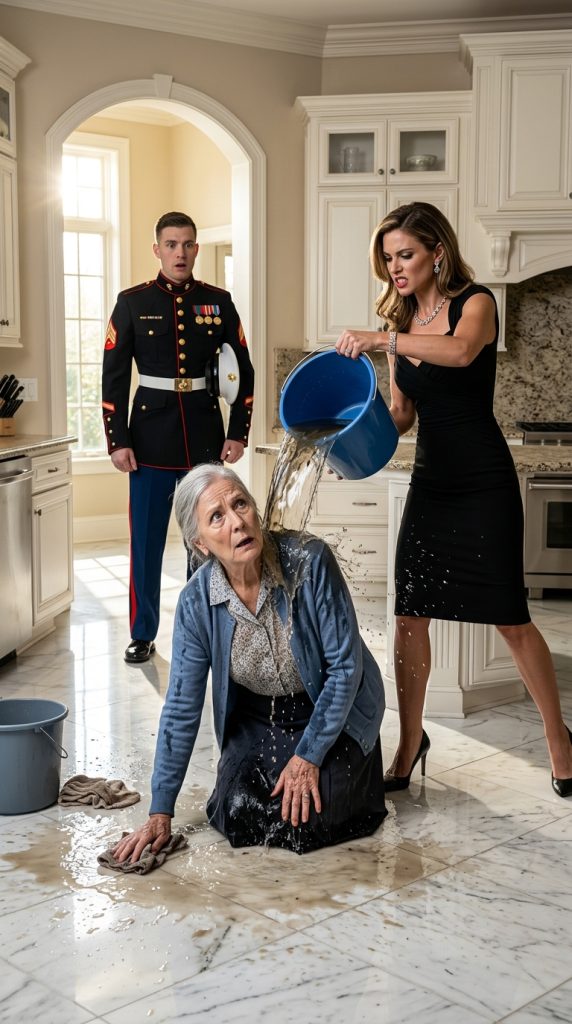 My Daughter-in-Law Told Me to Rest Whenever My Son Was Around — Then She Dumped Dirty Mop Water Over My Head and Didn’t See Him Standing Behind Her