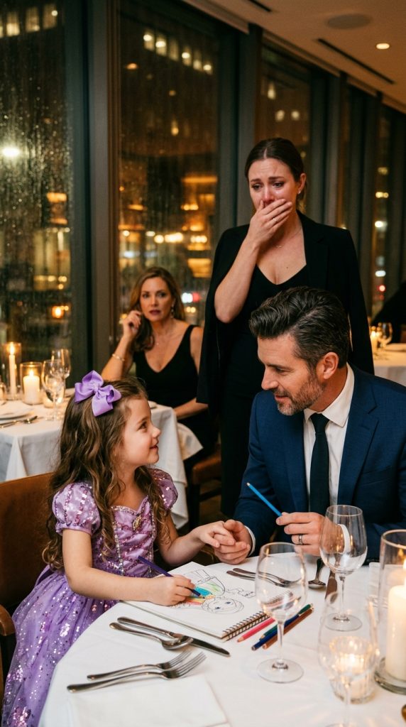 I Brought My Daughter to an Upscale Restaurant to Get Out of the Rain… Then She Sat With the Man I Believed Had Left Us
