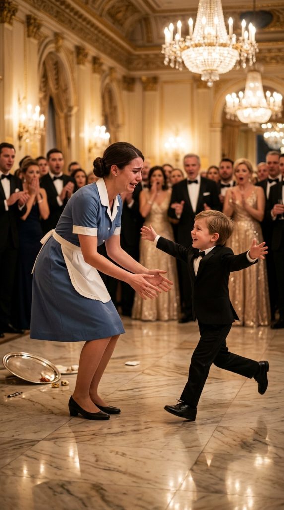 The Billionaire’s Son Ran Into a Housekeeper’s Arms Crying, “Mommy, Don’t Leave Me Again!” — Then His Father Realized She Was the Woman He Thought Had Died