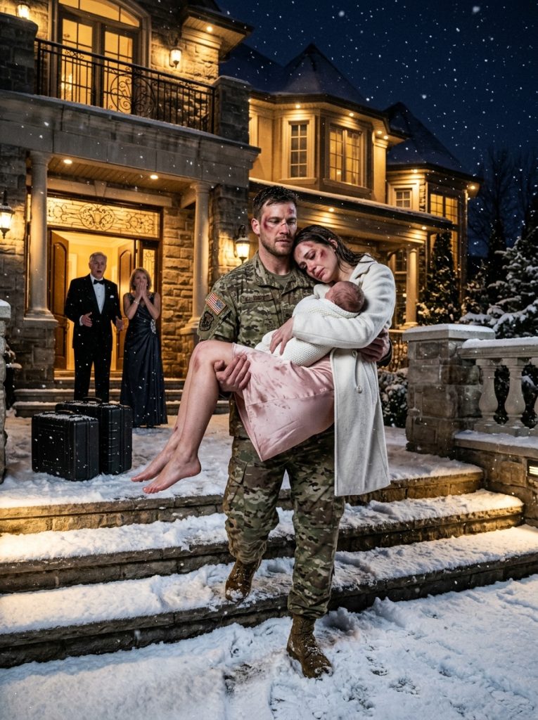 After 18 Months Away, I Returned Home To Find My Wife And Baby Abandoned In The Snow By My Parents