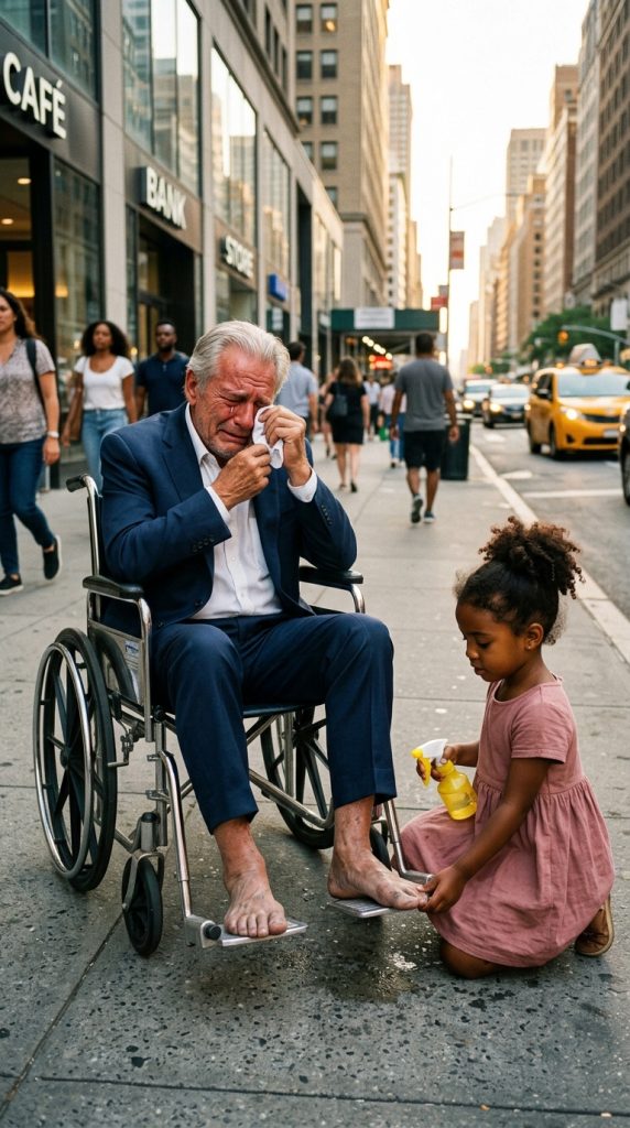 A Wealthy Man Who Lost the Ability to Walk Mocked Kindness—Until a Hungry Little Girl Said Something That Shook His World