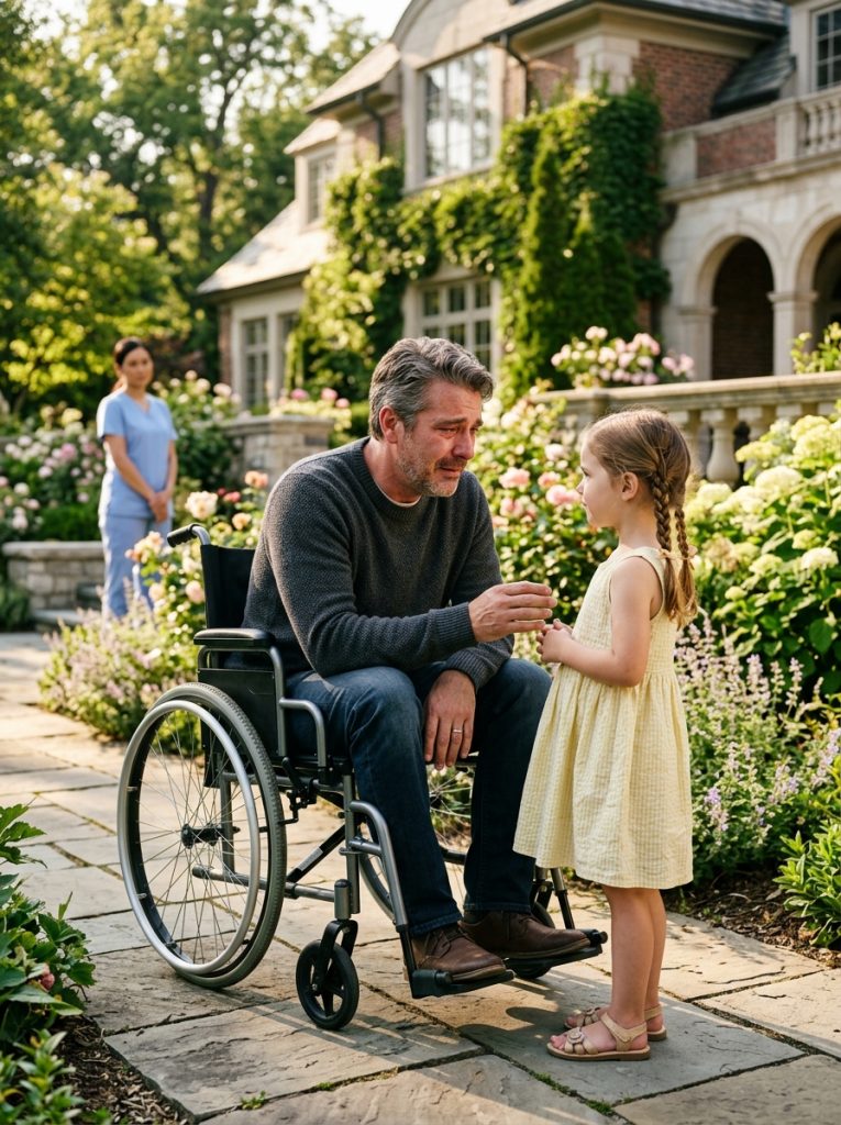 A Billionaire in a Wheelchair Was Crying Alone—Then a Little Girl Asked, “Why Are You Sad?”