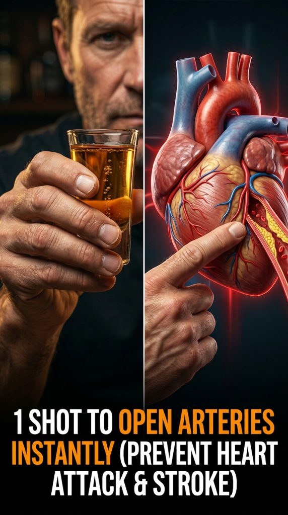 1 SHOT HELPS ARTERIES INSTANTLY, PREVENTING HEART ATTACK & STROKE