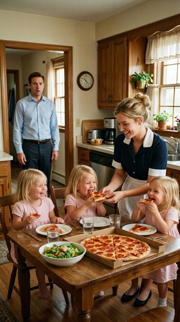 He Said He Was Going on a Business Trip… But What He Found His Maid Doing With His Daughters Left Him Speechless