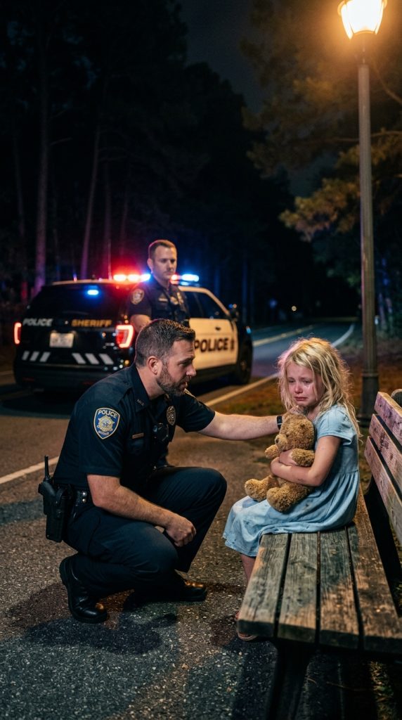 A 6-Year-Old Girl Was Found Alone at a Bus Stop Late at Night Waiting for Her Grandfather to Return with Ice Cream — Then the Truth Began to Surface