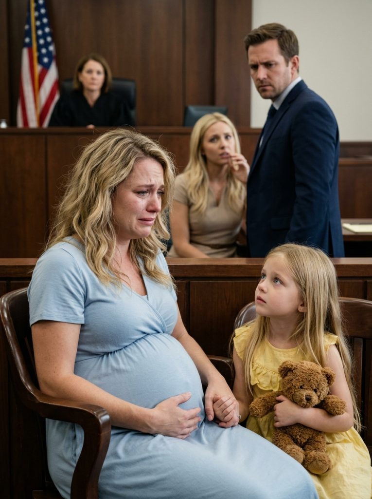 Eight Months Pregnant, She Gave Up Everything In Divorce—Then A Little Girl Exposed Her Unfaithful Husband’s Secret