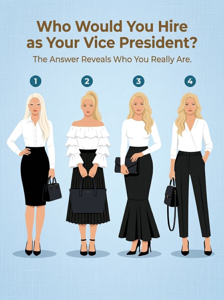 Who Would You Hire As Your Vice President? Your Choice Reveals Who You Really Are