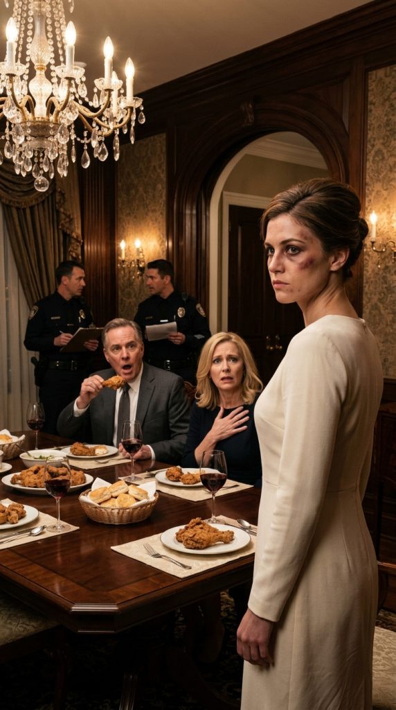 After He Split My Lip For Questioning Him, I Served Dinner—Then One Unexpected Guest Changed Everything