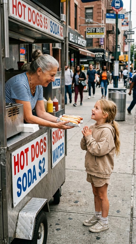 After a street vendor fed a hungry little girl and asked for nothing in return, fourteen years later she returned with a surprise that transformed his life forever.