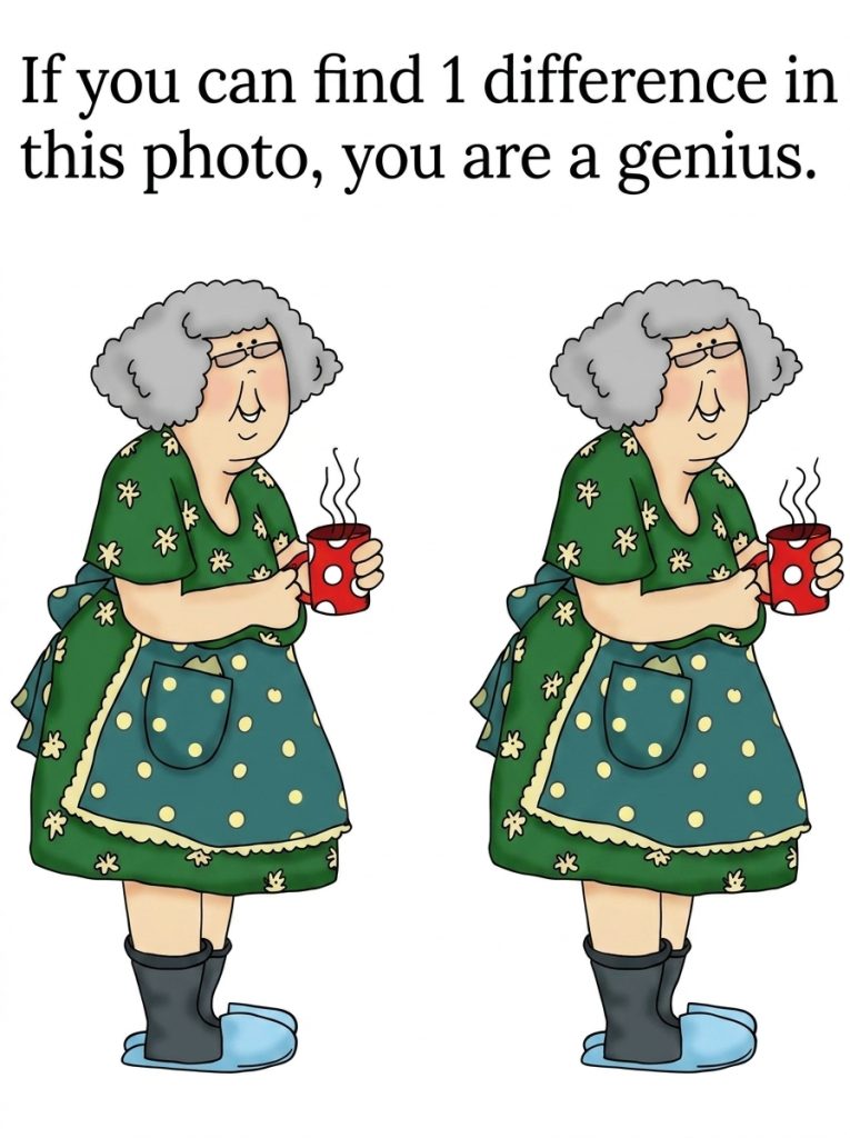 CAN YOU SPOT THE DIFFERENCE IN GRANDMA’S TEA TIME?