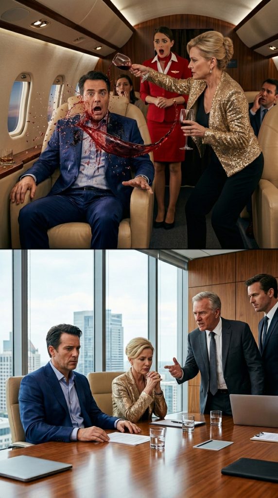 An arrogant woman spills soda on my first class documents and threatens my career using her husband’s wealth, but i stay calm waiting to reveal life changing news after landing