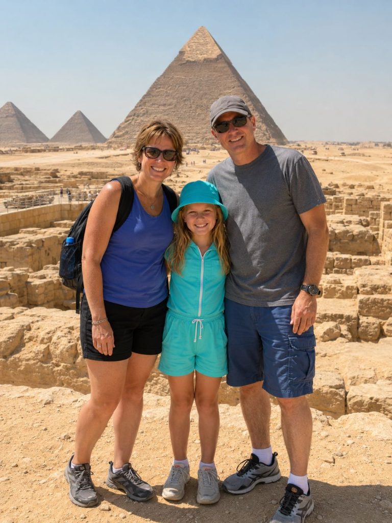 My daughter vanished while our family lived in egypt — twenty years later, a postcard arrived from there, and its message revealed a shocking truth that changed everything.