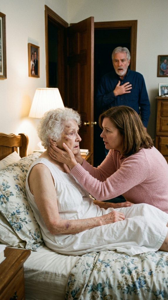 SHE INSTALLED A HIDDEN CAMERA BECAUSE HER 85-YEAR-OLD MOTHER COULD NO LONGER SLEEP, AND AT 11:47 P.M. SHE DISCOVERED THE BETRAYAL THAT SHATTERED 40 YEARS OF HER LIFE