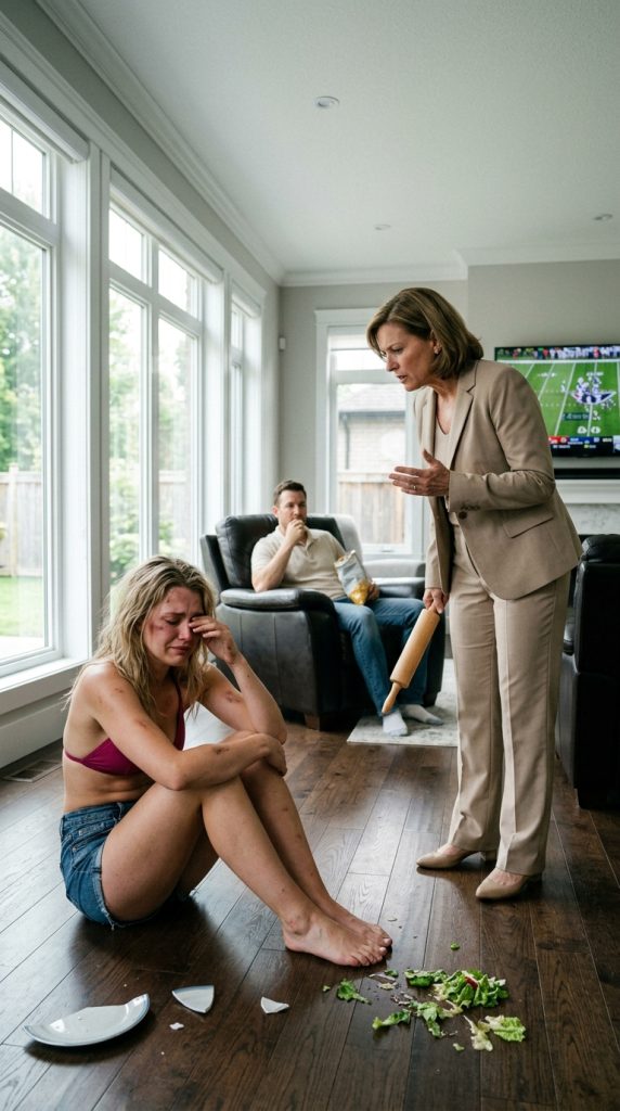 My Mother-In-Law Broke My Leg With A Rolling Pin, And My Husband Defended Her—They Finished Dinner Calmly Until The Truth Finally Caught Up With Them