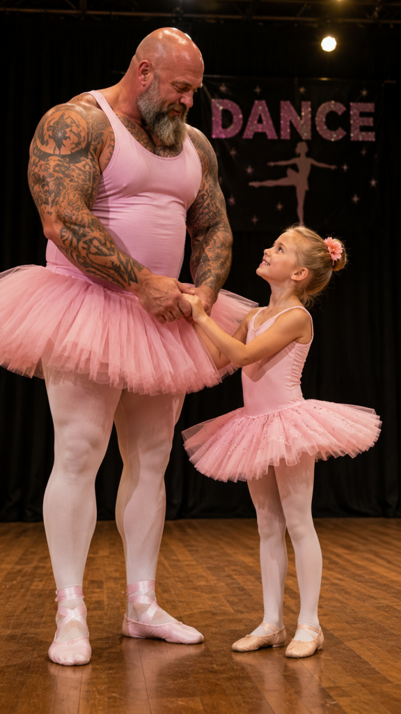 BIKER DAD TAKES THE STAGE WITH HIS ILL DAUGHTER AT SCHOOL — THE VERY NEXT DAY, HIS MOTORCYCLE CLUB ARRIVES AT THEIR HOUSE