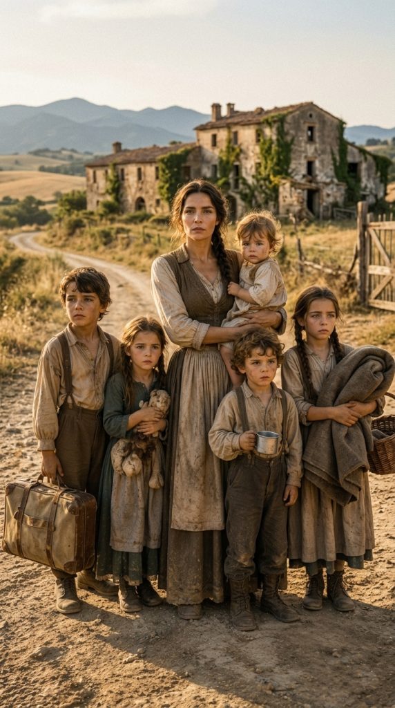 Abandoned with 5 Children on the Road, She Found a “Forgotten” Farm… And Proved She Was Stronger