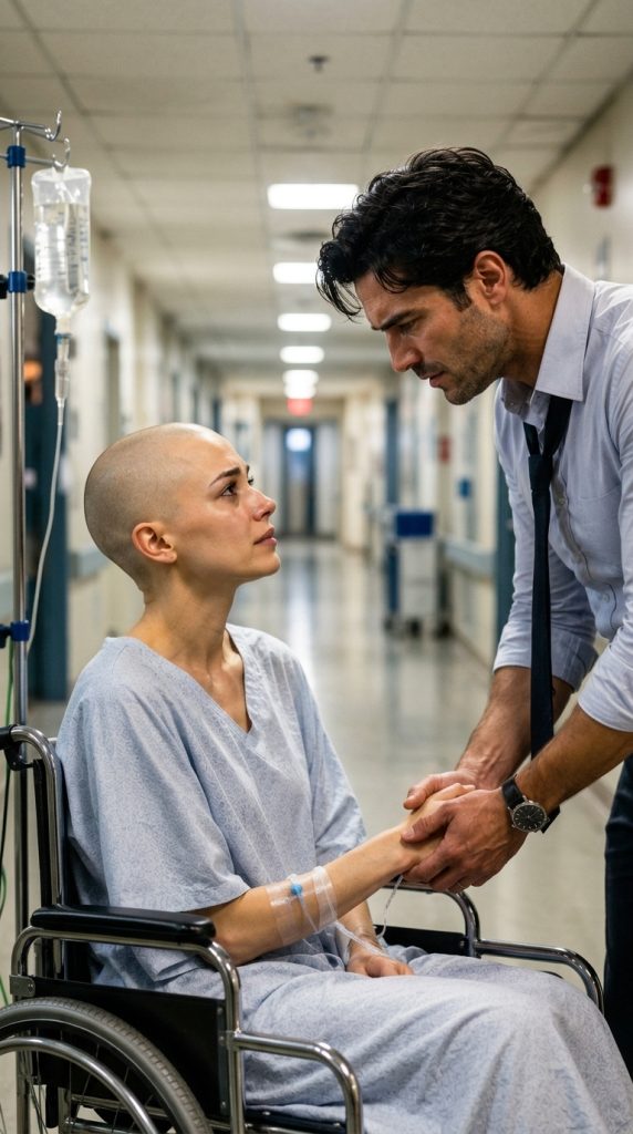 Two months after my divorce, I found my ex-wife sitting by herself in a hospital corridor… and the moment I recognized her, something inside me shattered.