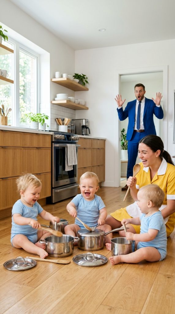 The Billionaire Installed Hidden Cameras to Protect His Disabled Triplets—Until One Night, He Saw What the Nanny Was Really Doing