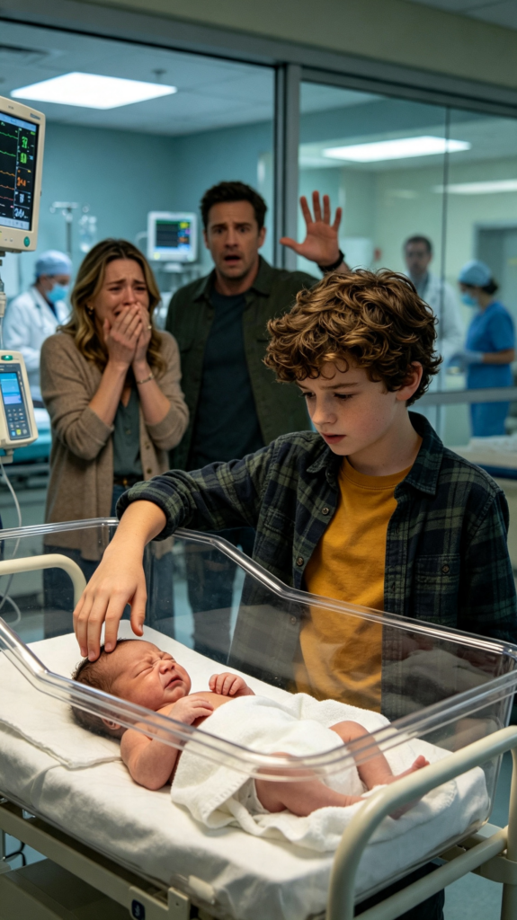 THE BOY WHO SAVED THE BILLIONAIRE’S BABY SON