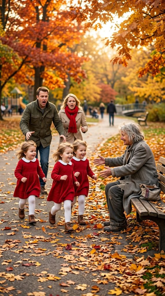 The millionaire believed his triplet daughters were blind—until a forgotten beggar woman appeared, and nothing was ever the same again.