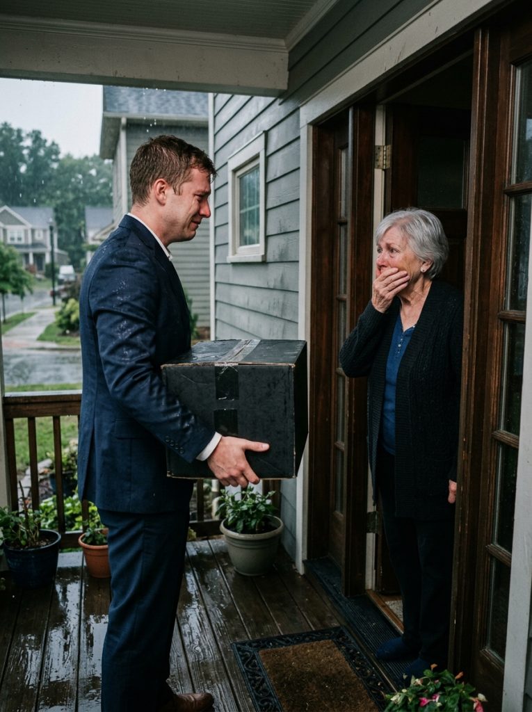I Fed My Neighbor’s Son Almost Every Day Throughout His Childhood Years – 20 Years Later, He Was on My Porch with a Box