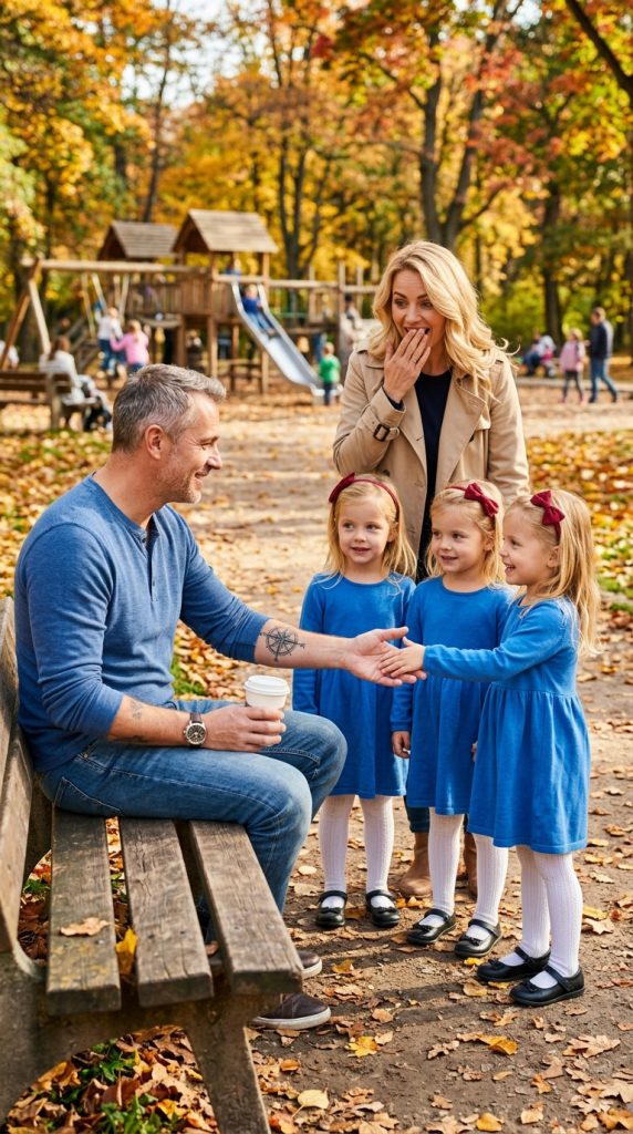 THE TRIPLETS APPROACHED A SINGLE FATHER AND INNOCENTLY SAID, “HELLO, SIR, OUR MOTHER HAS A TATTOO EXACTLY LIKE YOURS.”