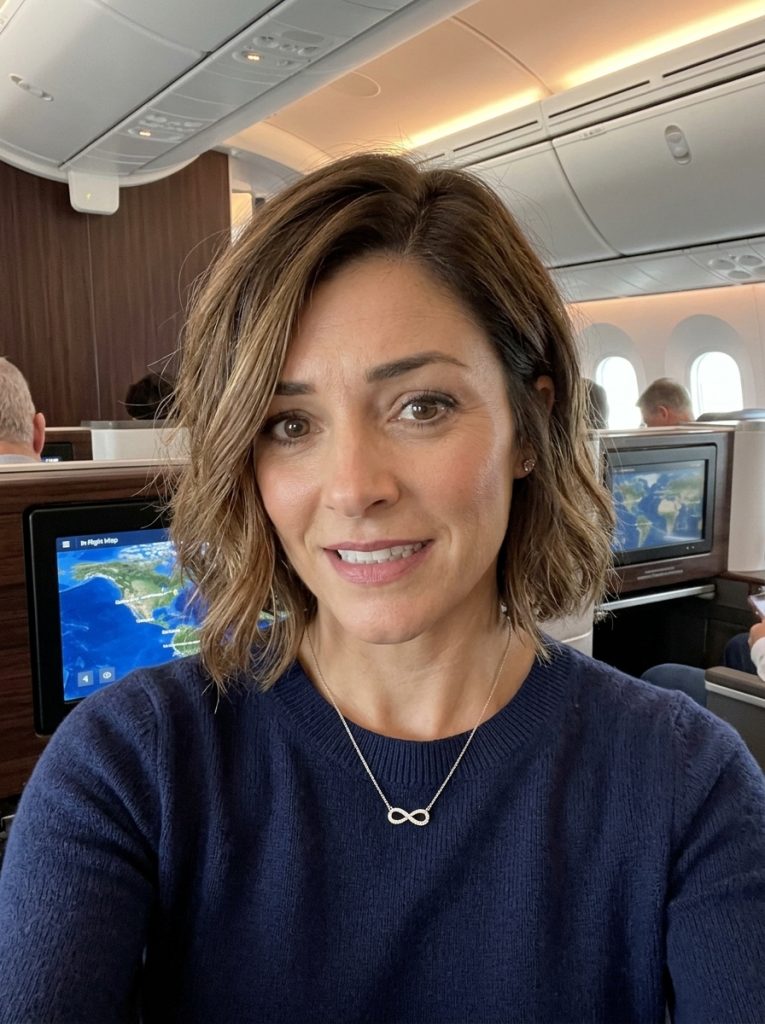 On Our Anniversary, I Boarded My Pilot Husband’s Flight to Surprise Him – Then His Announcement Made My Blood Run Cold
