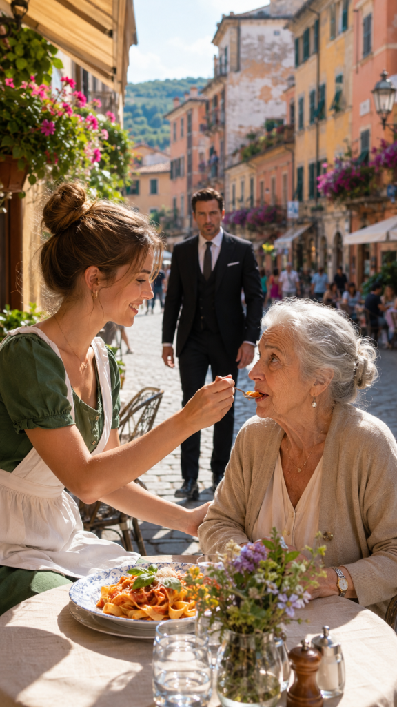 A Billionaire Saw a Waitress Gently Feeding His Mother with Parkinson’s—The Decision He Made Changed Their Lives.