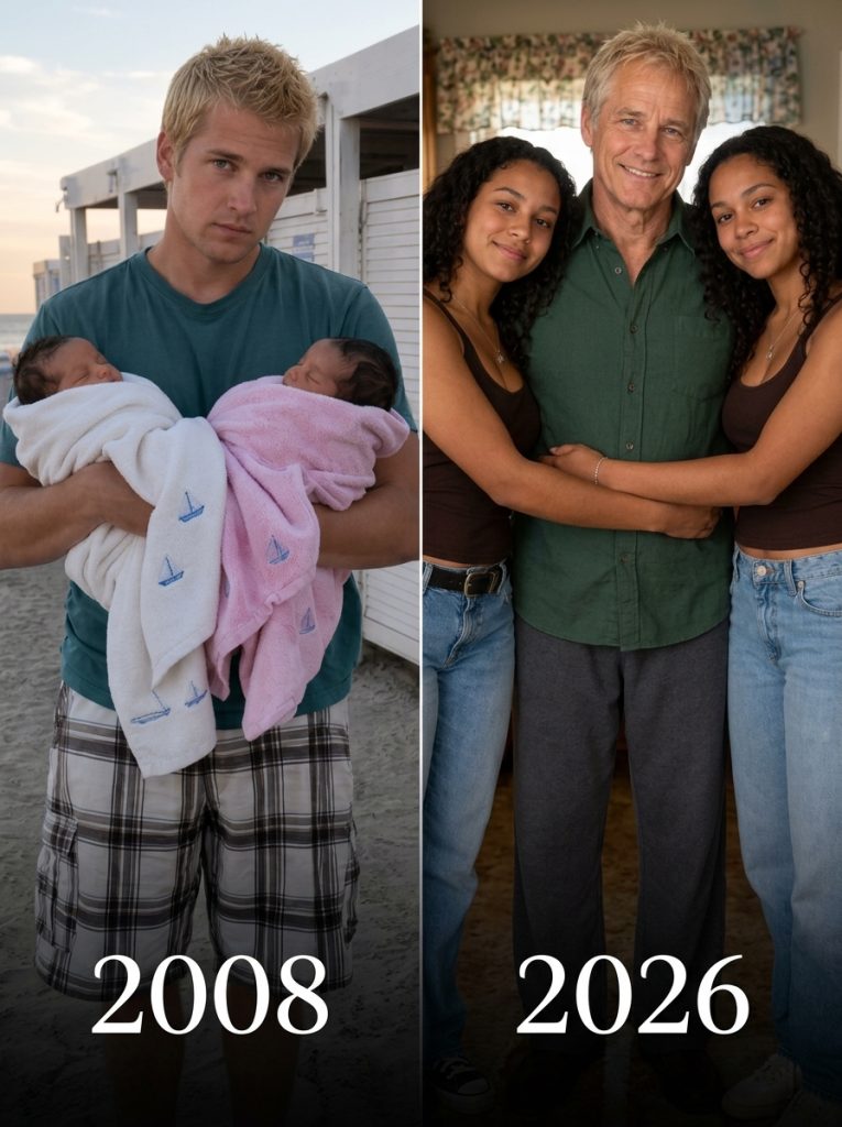 I Adopted Twin Baby Girls Found On A Beach—On Their 18th Birthday, They Returned The Towels And Finally Revealed The Truth