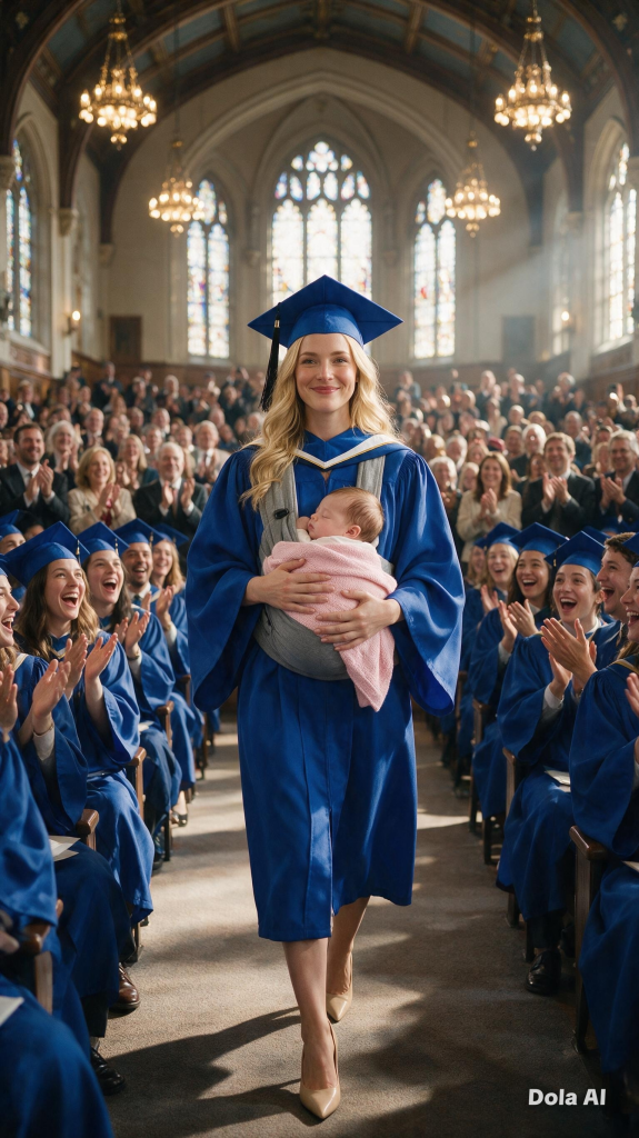 They Mocked My Daughter For Holding A Newborn At Graduation, But Her Next Words Left The Entire Auditorium In Complete Silence
